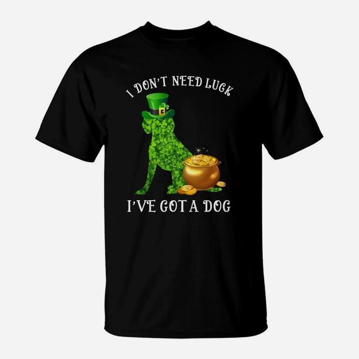 I Do Not Need Luck I Have Got A Beagle Shamrock St Patricks Day Dog Lovers T-Shirt