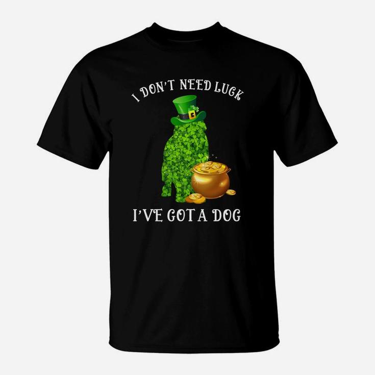 I Do Not Need Luck I Have Got A Newfoundland Shamrock St Patricks Day Dog Lovers T-Shirt