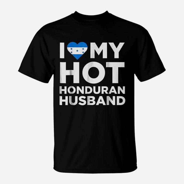 I Love My Hot Honduran Husband Cute Honduras Native Relationship T-Shirt