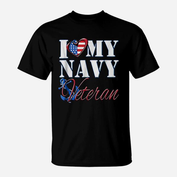 I Love My Navy Veteran T-Shirt