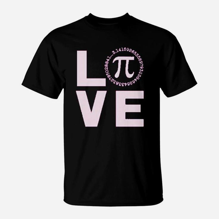 I Love Pi Happy Pi Day Geeky Math Celebration T-Shirt