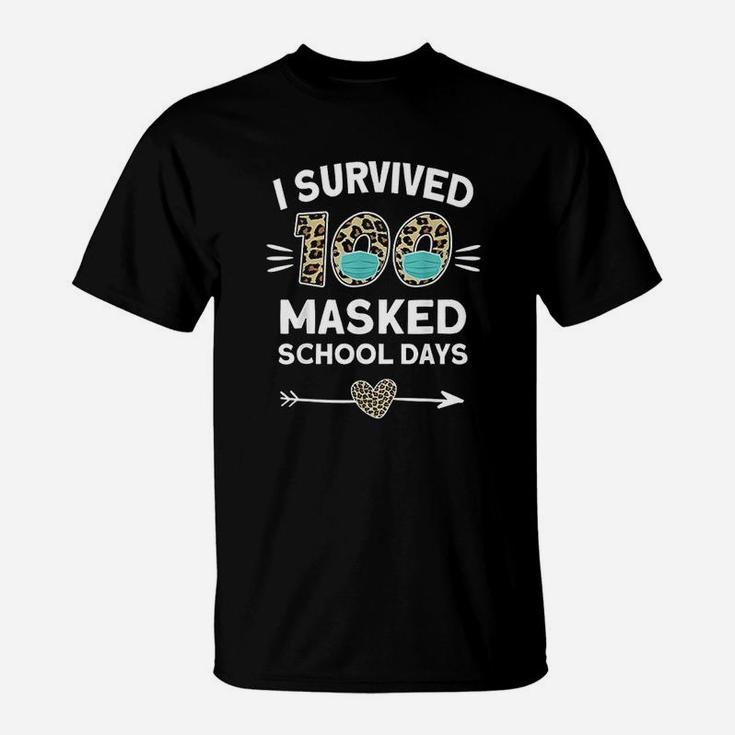 I Survived 100 School Days Funny 100th Day Of School T-Shirt