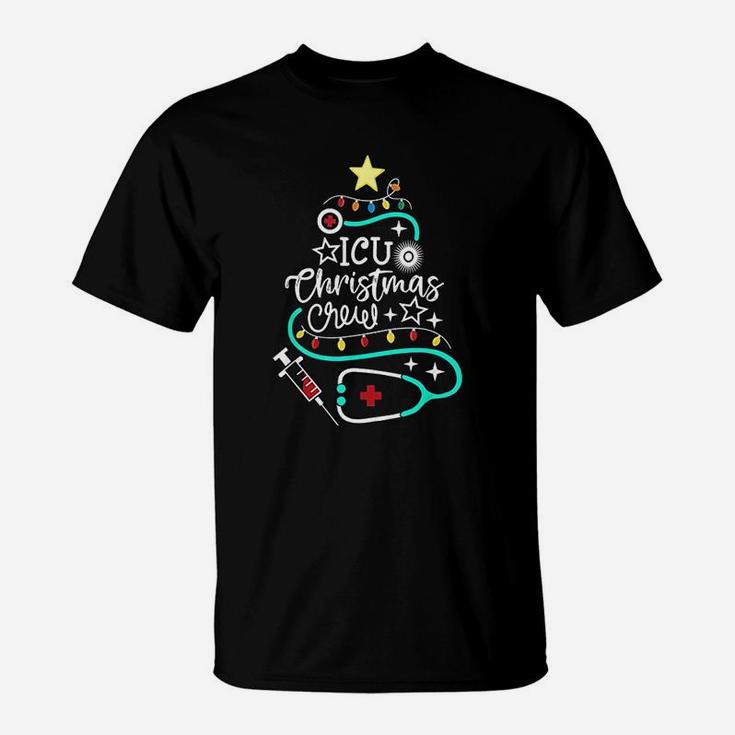 Icu Christmas Crew Intensive Care T-Shirt