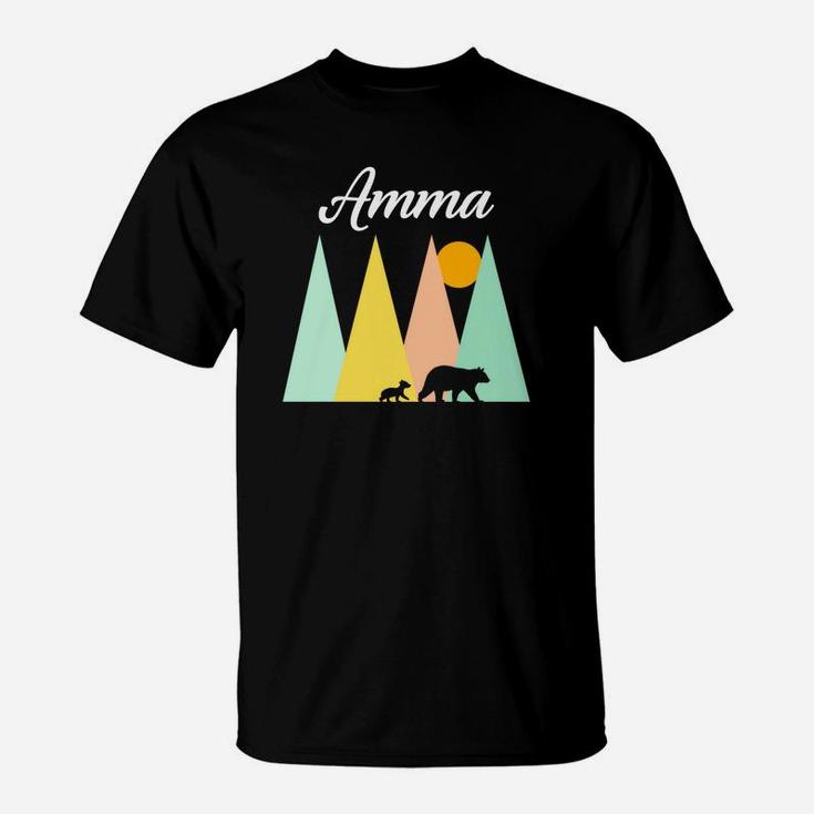 India Mom Mama Bear Amma Tamil One Kid Cub T-Shirt