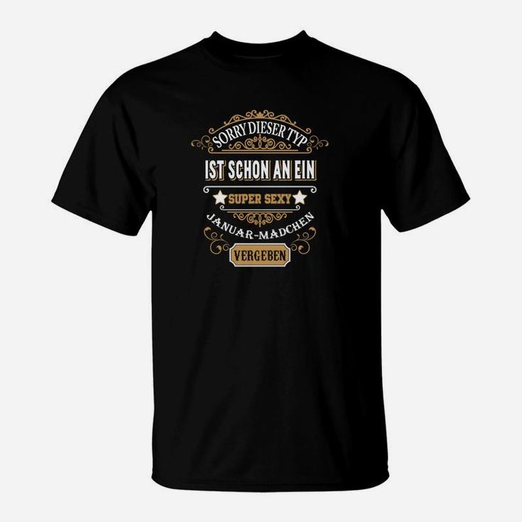 Januar Mädchen Vergeben T-Shirt