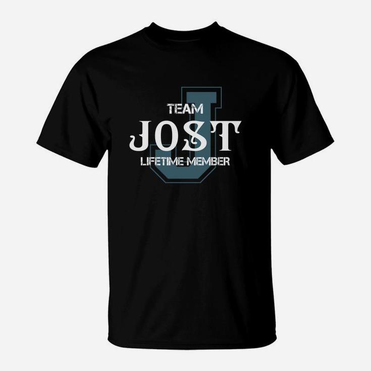 Jost Shirts - Team Jost Lifetime Member Name Shirts T-Shirt