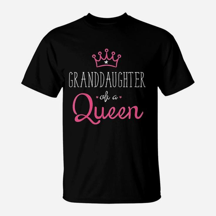 Kids Grandma Granddaughter Matching Queen Princess T-Shirt