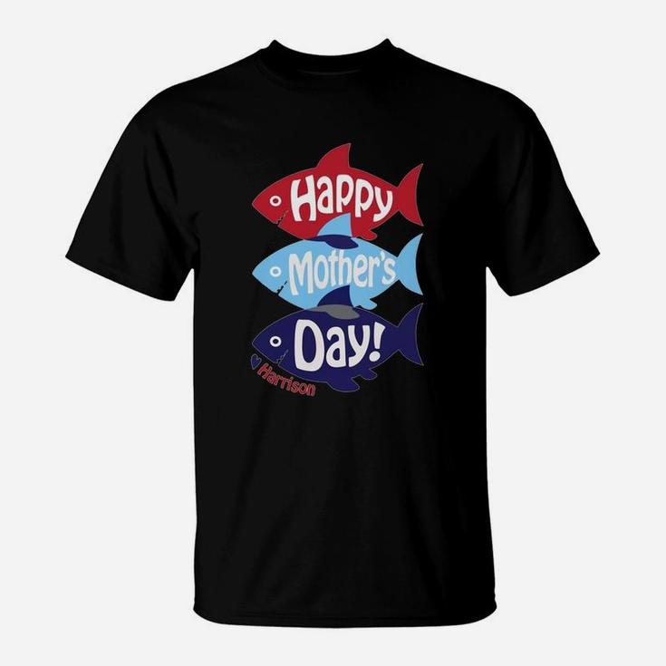 Kids Mothers Day Kids Happy Mothers Day Baseball Mothers Day Gift From Son Toddler Boy Mothers Day Mom Gift From Son T-Shirt