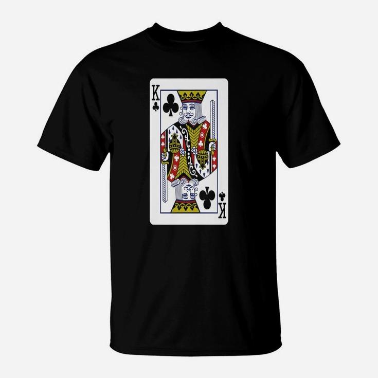 King Of Clubs Playing Card T-Shirt