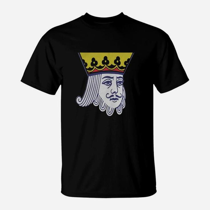 King Of Spades Tshirt Face Cards Playing Cards Clo T-Shirt