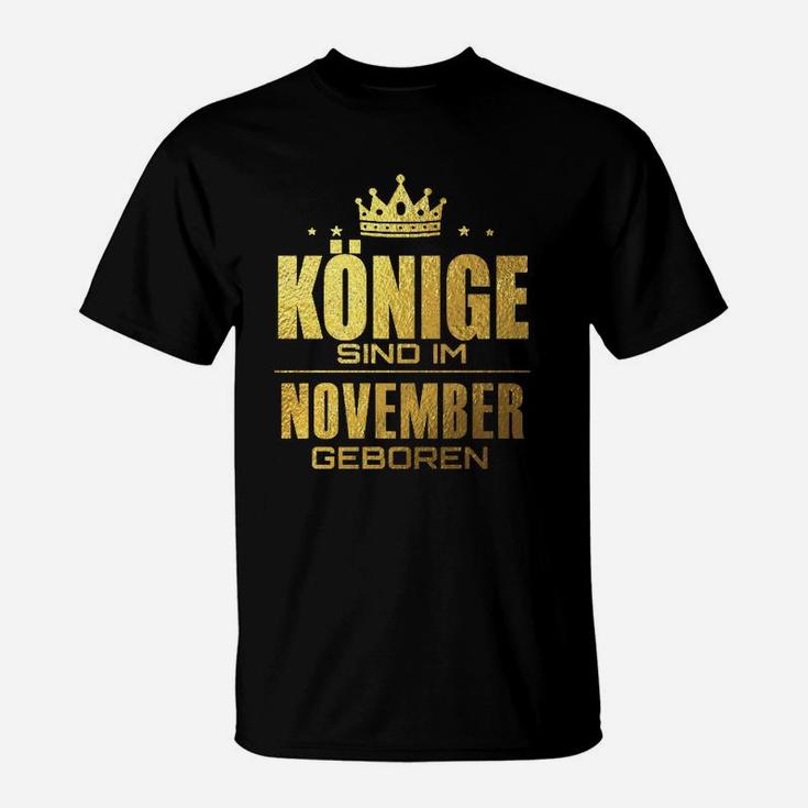 Konige Sind Im November Geboren T-Shirt