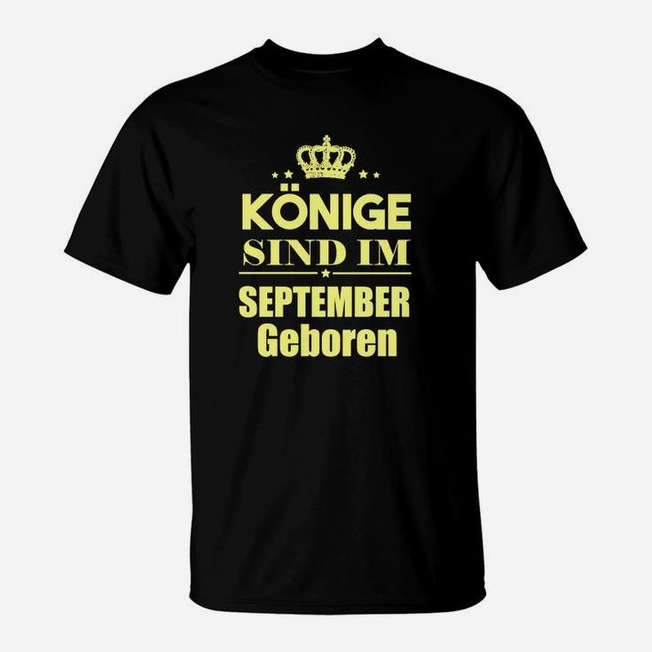 Könige Sind Im September Geboren T-Shirt