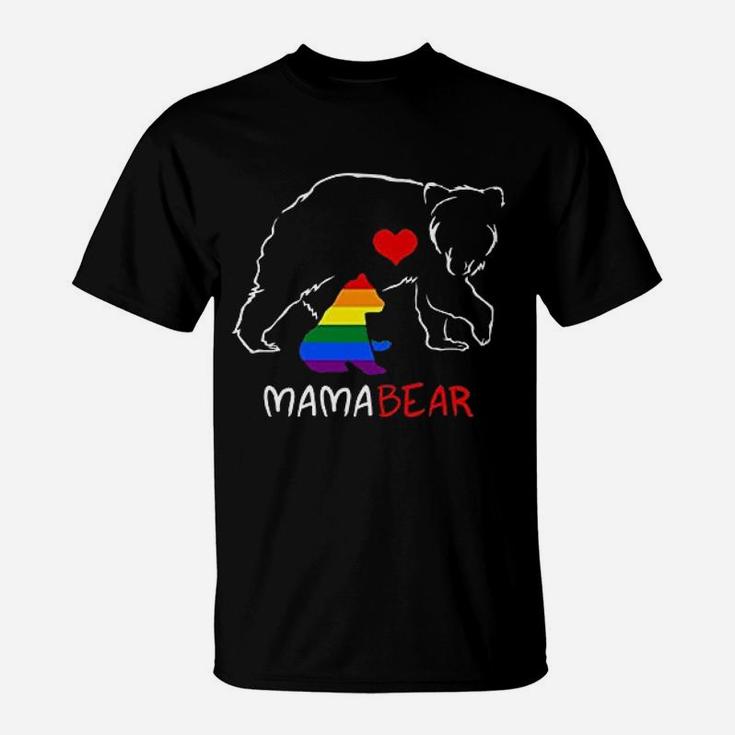 Lgbt Mama Bear Mom Gift T-Shirt