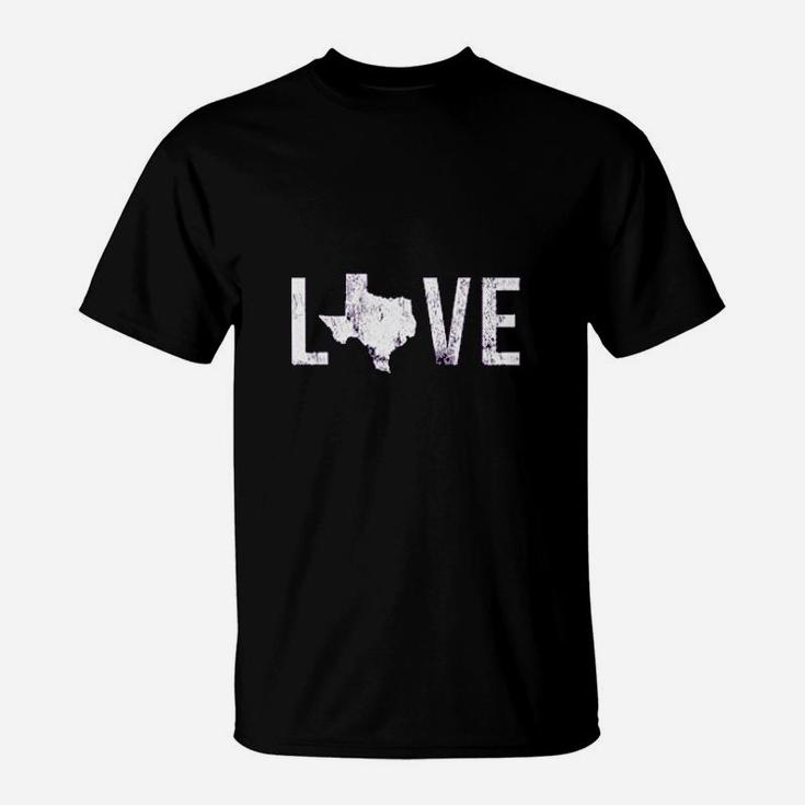 Love Texas Distressed Vintage Soft Style Texas T-Shirt
