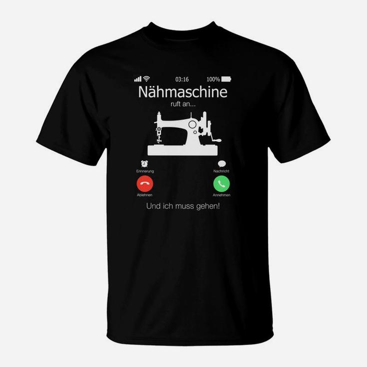 Lustiges Nähmaschinen T-Shirt, Perfekt für Hobbynäher