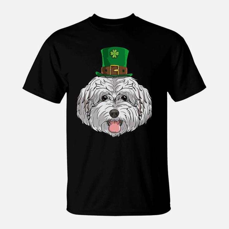 Maltipoo Dog St Patricks Day Leprechaun Puppy Cute T-Shirt