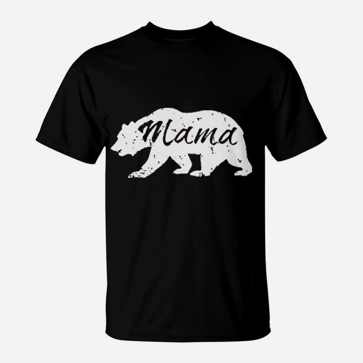 Mama Bear Distressed Mother Day Best Gifs For Mom T-Shirt