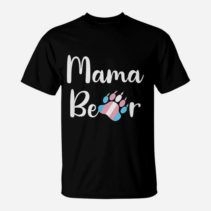 Mama Bear Transgender Mom Trans Pride Lgbt T-Shirt