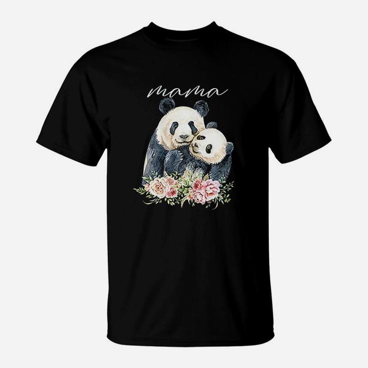 Mama Panda New Mom Panda Bear Mommy Gift For Mother T-Shirt