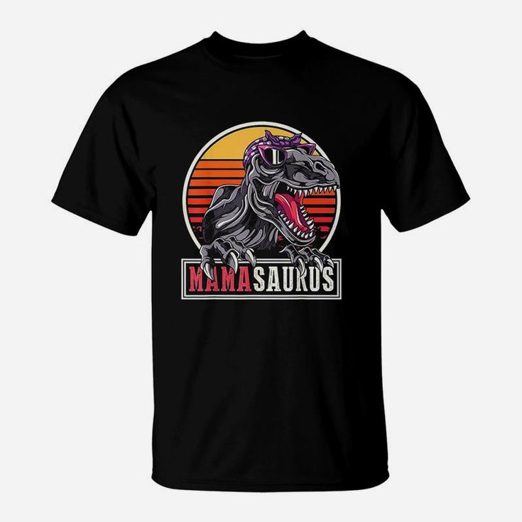 Mamasaurus T Rex Dinosaur Funny Mama Saurus Family Mother T-Shirt
