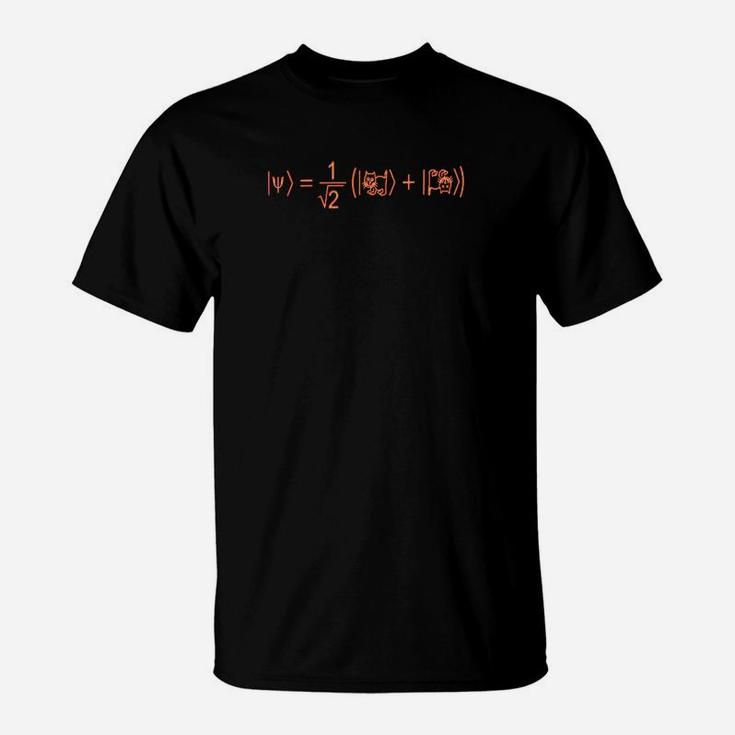 Mathematische Gleichung Schwarzes T-Shirt für Mathe-Liebhaber