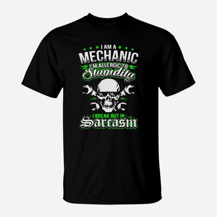 Mechanic Mechanic Tshirt Sarrasm Mechanic T-Shirt