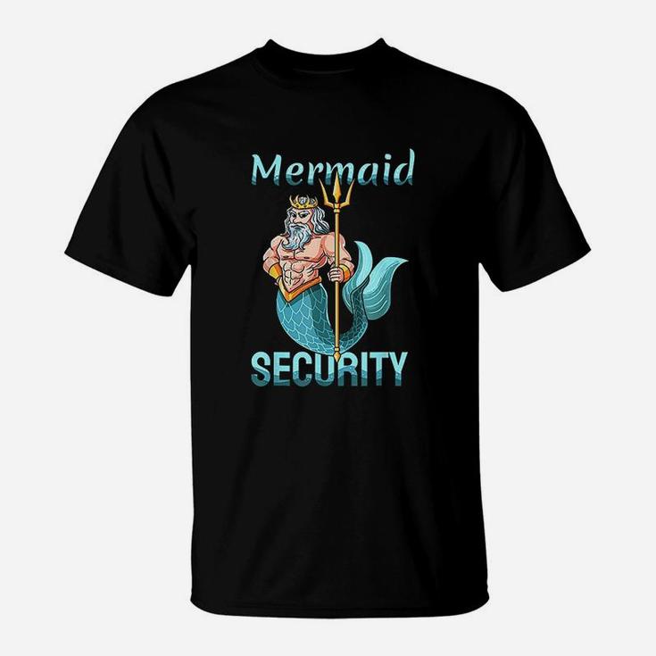 Mermaid Security Shirt | Gift For Grandpa Dad Brother Men
