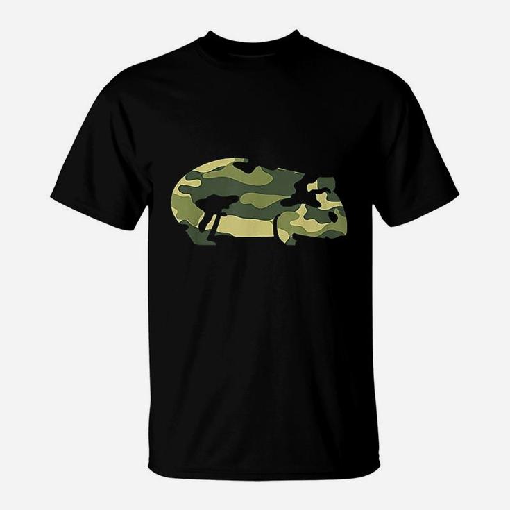 Military Guinea Pig Camo Us Cavy Veteran Gift T-Shirt