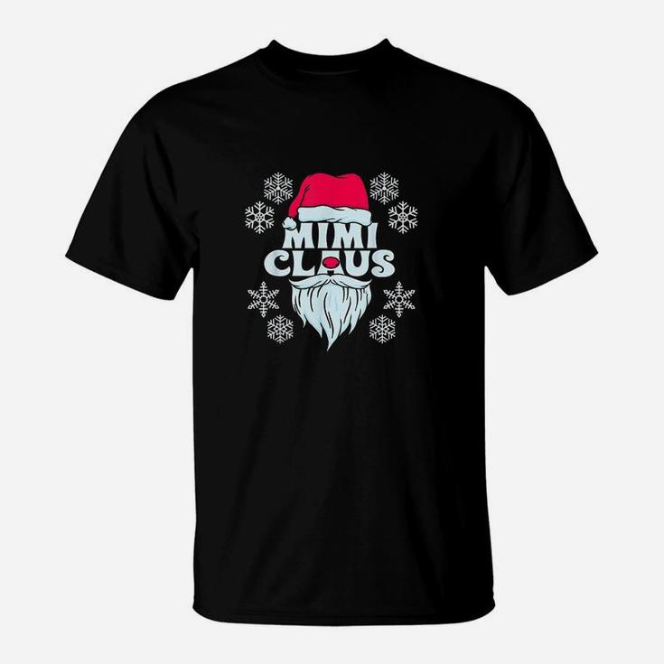 Mimi Claus Santa Christmas Matching Family Xmas Grandma Gift T-Shirt
