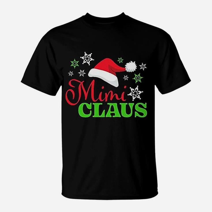 Mimi Claus With Christmas Santa Hat T-Shirt