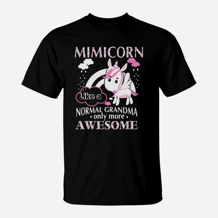 Mimi - Womens Grandmacorn Mimicorn Tshirt Mimi - Womens Grandmacorn Mimicorn Tshirt