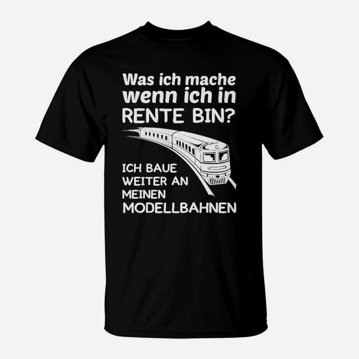 Modelleiensbahn Rente Nur Online- T-Shirt