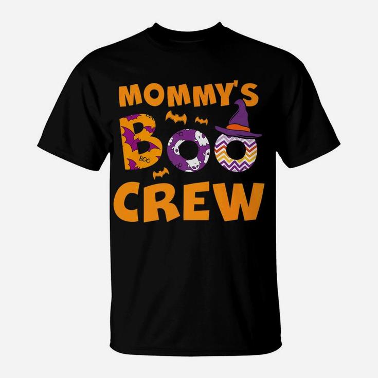 Mommys Boo Crew Mommys Crew Halloween Costume T-Shirt