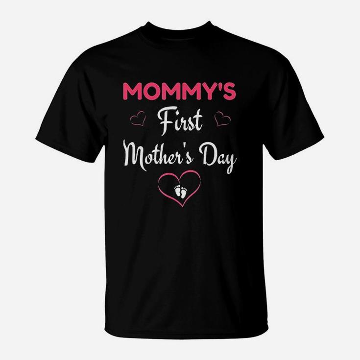 Mommys First Mothers Day Baby 1st Mothers Day T-Shirt