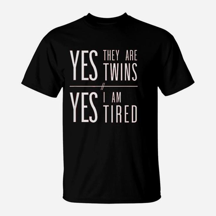 Mothers Day For Mom Or Dad Of Twins T-Shirt
