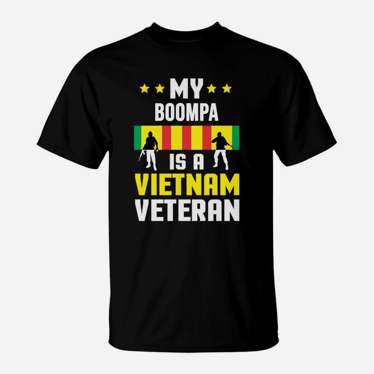 My Boompa Is A Vietnam Veteran Proud National Vietnam War Veterans Day T-Shirt