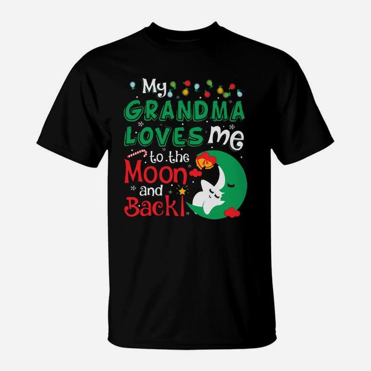 My Grandma Loves Me To The Moon And Back T-Shirt