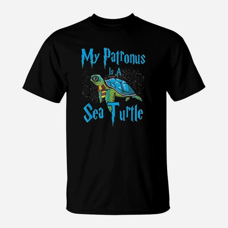 My Patronus Is A Sea Turtle Funny Wizard Magic Lover Gifts T-Shirt