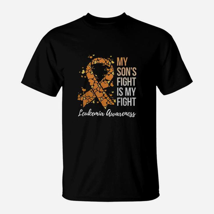My Sons Fight Is My Fight Leukemia Awareness T-Shirt