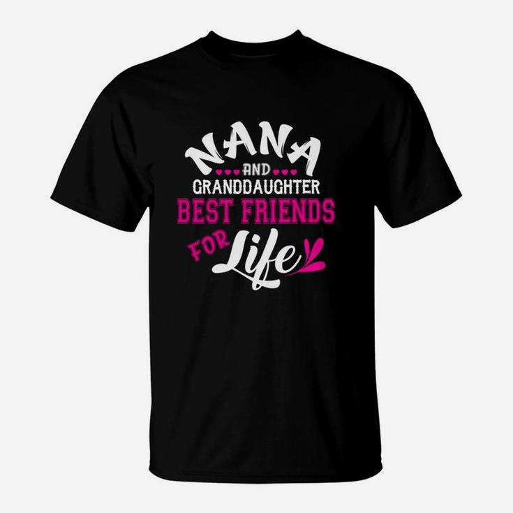 Nana And Granddaughter Best Friends T Shirt - Mens Premium T-shirt T-Shirt
