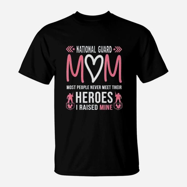 National Guard Mom Army Heroes Gifts Military Family T-Shirt