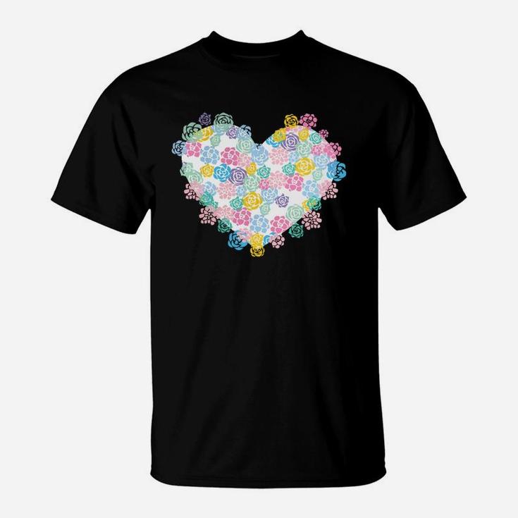 Neon Shirts - Flower Hearts Shirts T-Shirt