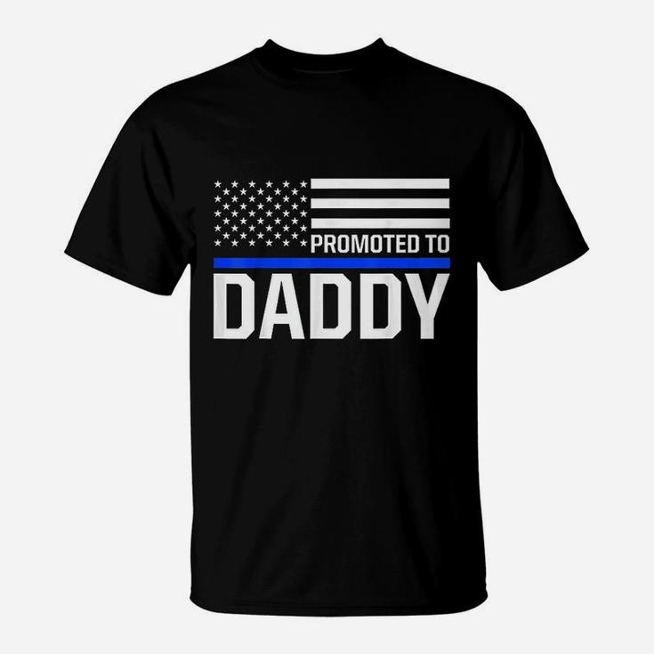 New First Time Dad To Be Police Law Enforcement Daddy T-Shirt