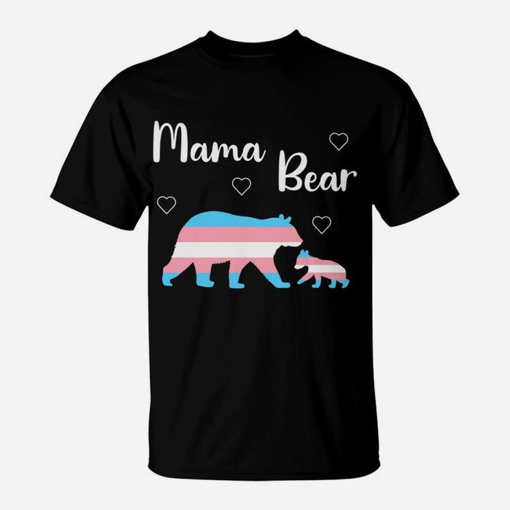 Nonbinary Mama Bear Transgender Trans Pride T-Shirt