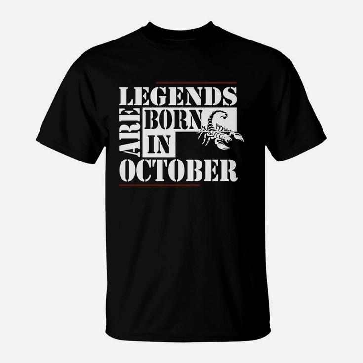 Scorpio Zodiac T-Shirt For Men & Women - Funny Birthday Gift For Scorpios - Halloween Christmas Present
