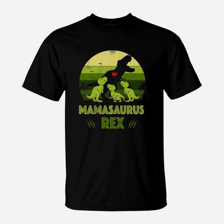 Official Mamasaurus Rex Vintage Retro Mothers Gift T-Shirt