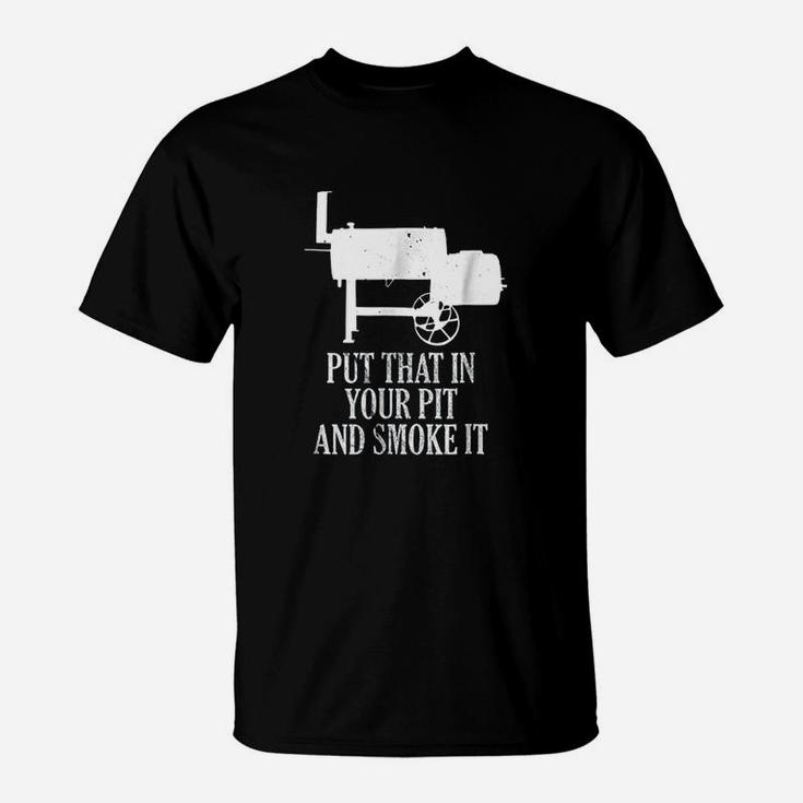Funny Bbq Pit Offset Smoker Accessory Pitmaster Dad Gift Men
