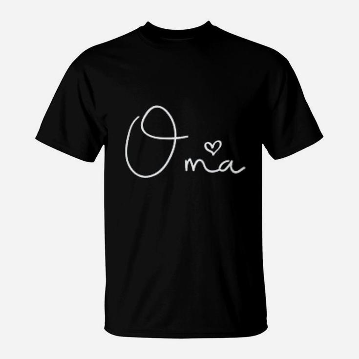 Oma Gift For Women Mothers Day Gifts For Grandma T-Shirt