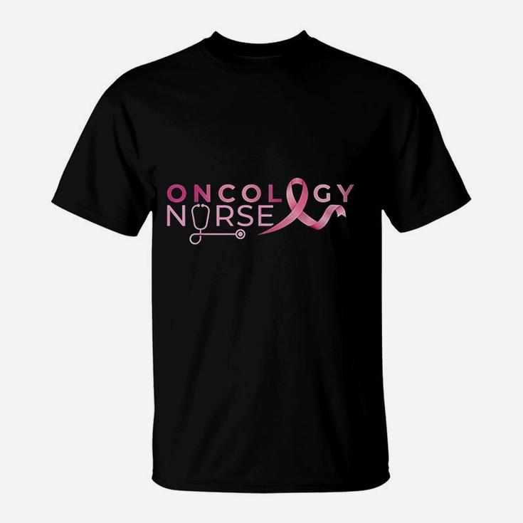 Oncology Nurse Pink Heart, funny nursing gifts T-Shirt