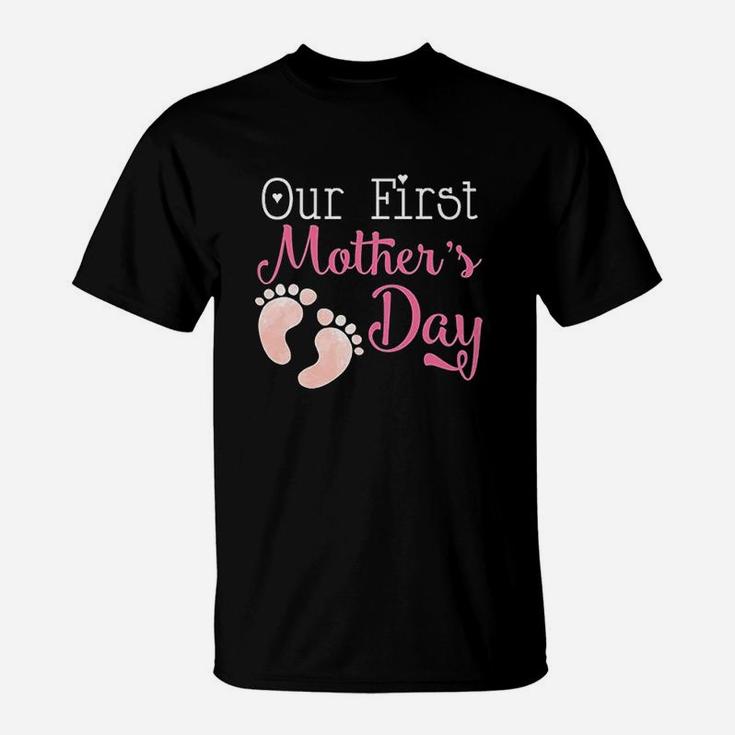 Our First Mothers Day Preg Announcement T-Shirt